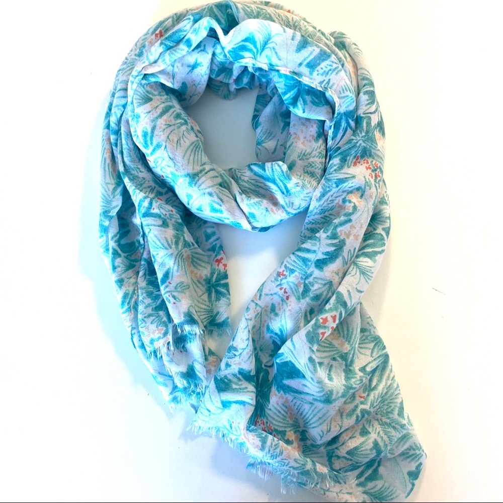 Large Lightweight Watercolor Scarf